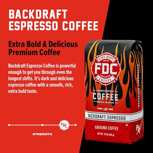 Backdraft Espresso Ground Coffee (12 Ounce)