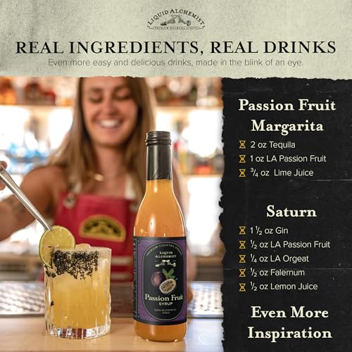 Passion Fruit Syrup for Cocktails (12.7 Fl Oz)