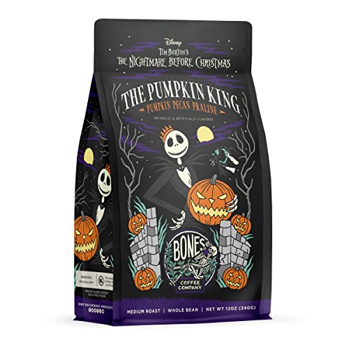 The Nightmare Before Christmas Pumpkin King Flavored Coffee Beans (12 Ounce)