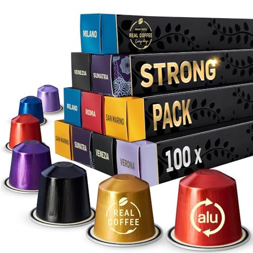 Strong Espresso Variety Pack for Nespresso Original Line Machines (100 Count)