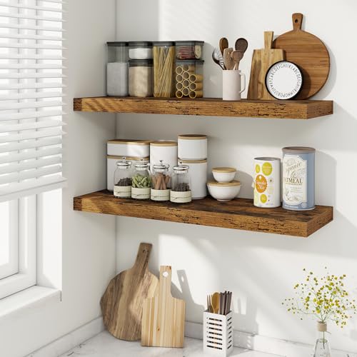 9.3Inch Deep Floating Shelves for Wall (2 Count)