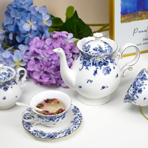 Bone China Tea Set for Adults