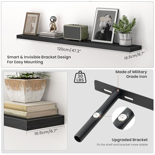 48 Inch Floating Shelves for Wall (2 Count)