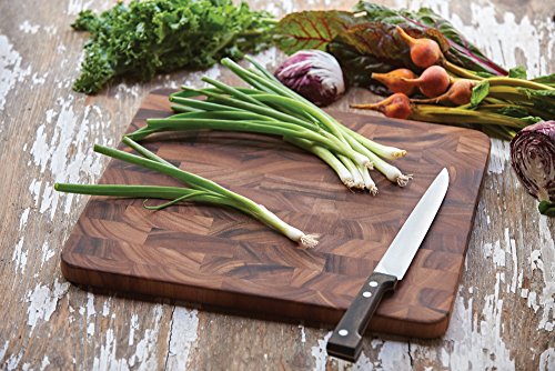 Oslo End Grain Utility Cutting Board and Butcher Block Oil Set