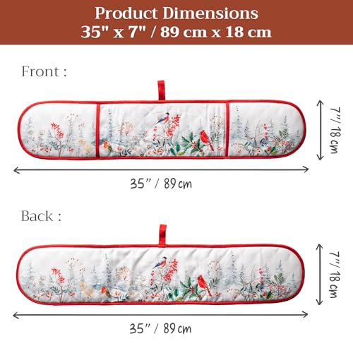 Double Oven Mitts 100% Cotton Double Oven Glove