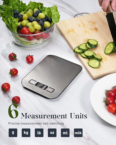 Food Scale Digital Kitchen Scale with Grams & Ounces Units