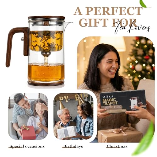 Magic Glass Tea Pot with Infuser for Loose Tea
