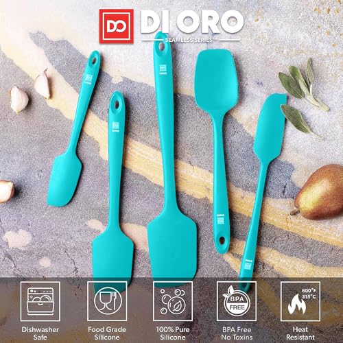 DI ORO Silicone Spatula Set (5 Count)