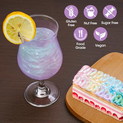 Edible Glitter Luster Dust for Drinks