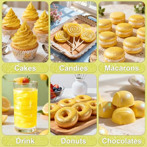 Yellow Edible Glitter