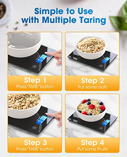 Digital Kitchen Food Scale 22lb for Cooking Baking