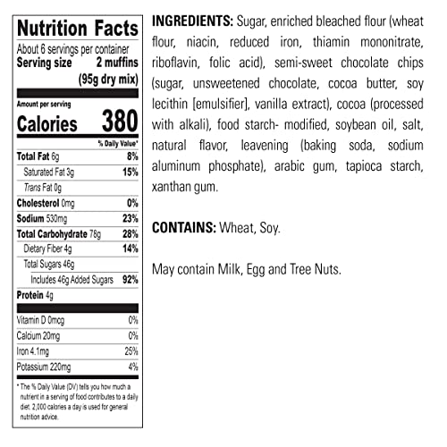 Muffin Mix Double Chocolate Muffin Mix (40 Ounce)