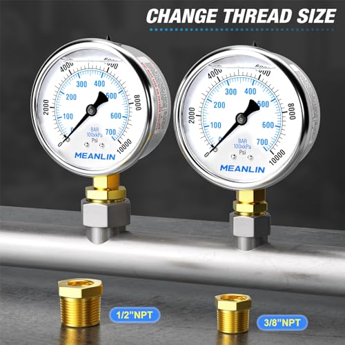 0~10000Psi Stainless Steel 1
