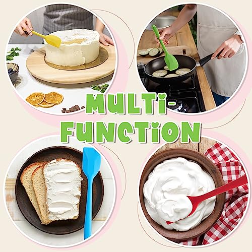 54 Pcs Silicone Spatulas Set 9 Colors (54 Count)