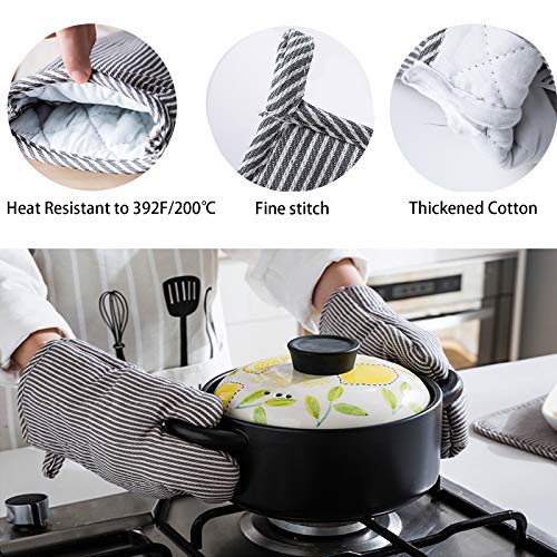 4Pcs Oven Mitts and Pot Holders (4 Count)