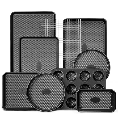 9 Piece Baking Pans Set Nonstick (9 Count)