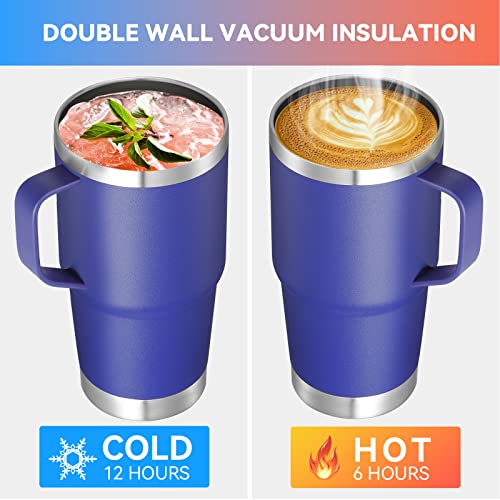 20 oz Insulated Travel Coffee Mugs Set of 12 (12 Count)