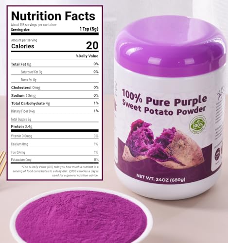 24oz Pure Purple Sweet Potato Powder (24 Ounce)