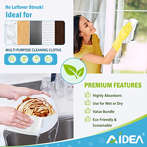 White Microfiber Cleaning Cloth (100 Count)