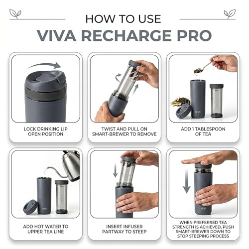VIVA Recharge Tea Infuser Bottle