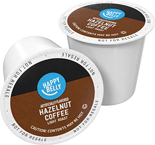 Amazon Brand Happy Belly Light Roast Coffee Pods (100 Count)