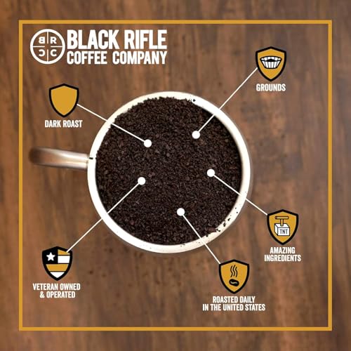 Black Rifle Coffee Dark Roast K Cup Coffee Blackbeard's Delight 12 Count
