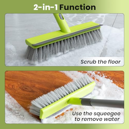 Floor Scrub Brush with 57" Long Handle