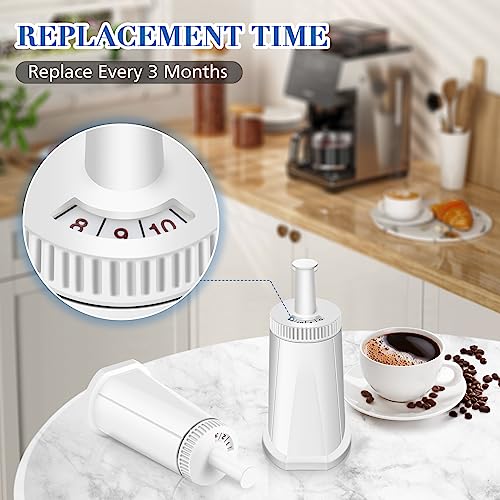 Water Filter Replacement for Breville Espresso Machine Barista Touch BES880 (2 Count)
