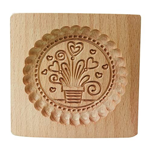 Wooden Cookie Biscuit Mold