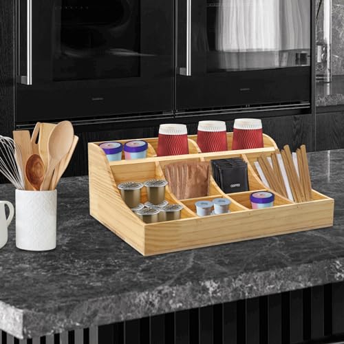 Coffee Bar Organizer for Countertop