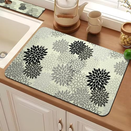 24.5" x 15.5" Dish Drying Mat & 24" x 5.5" Sink Splash Guard