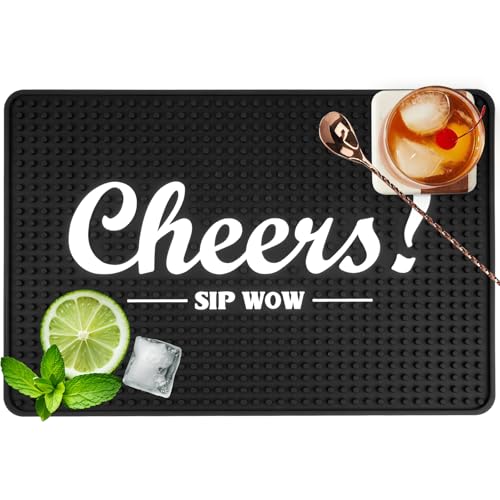 Cheers Bar Mat for Countertop 18in x 12in Large