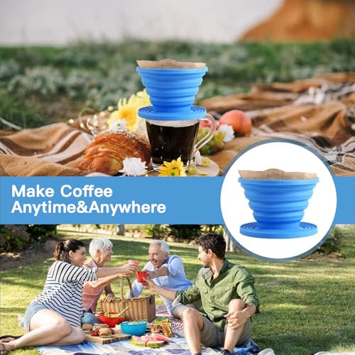 Collapsible Pour Over Coffee Dripper Set (2 Count)