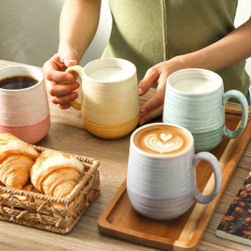 15oz Coffee Mugs Set of 4 (4 Count)