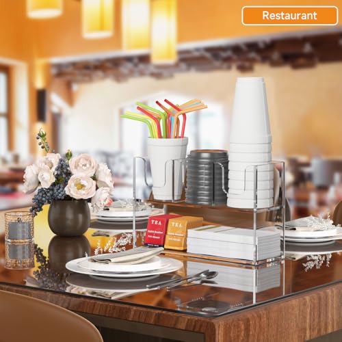 4 Compartment Cup Holder for Countertop