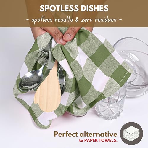 Buffalo Check Kitchen Dish Towels (6 Count)