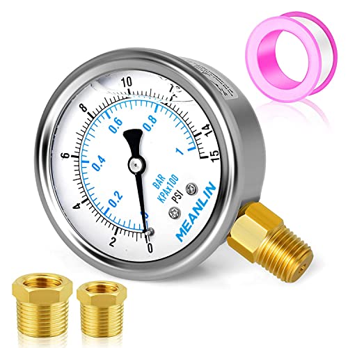 0~15Psi Stainless Steel 1