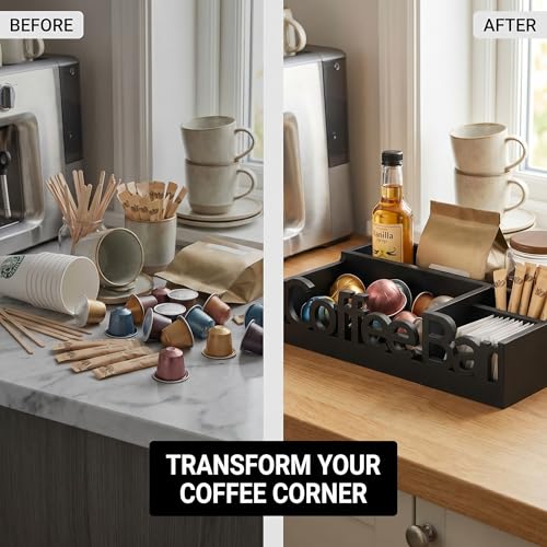 Coffee Bar Organizer Countertop