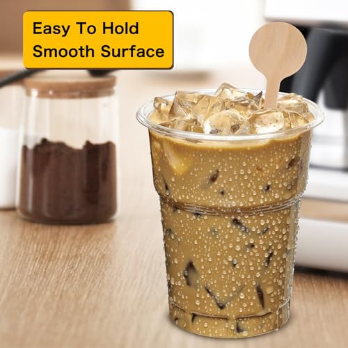 6 In 100Pcs Round Ends Coffee Stirrers
