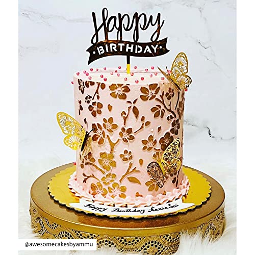 Large Cake Decorating Stencil