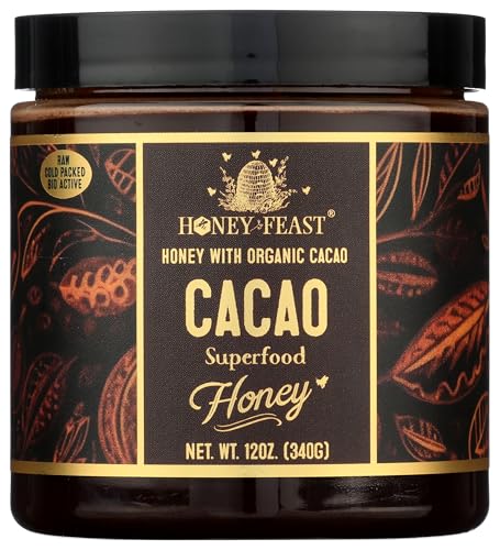 Raw Honey with Organic Cacao (12 Fl Oz)