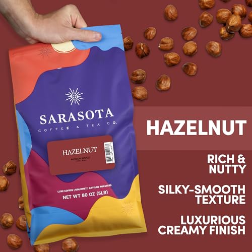 Sarasota Coffee Whole Bean Hazelnut (80 Ounce)