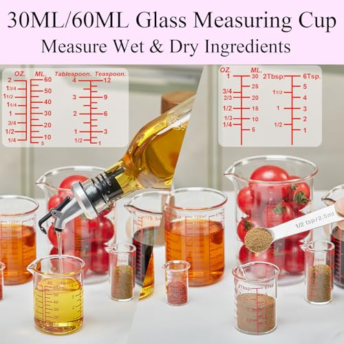 Glass Measuring Cup Set