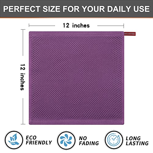 100% Cotton Kitchen Dish Cloths (6 Count)