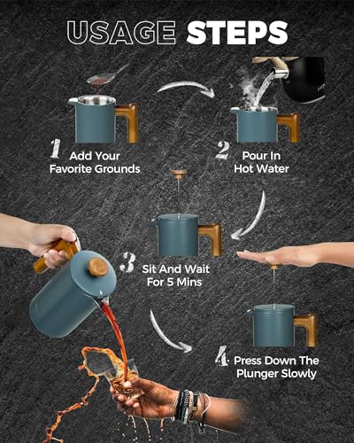 POLIVIAR French Press Coffee Maker
