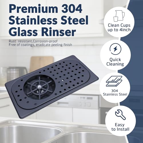 Glass Rinser Cup Cleaner for Sink