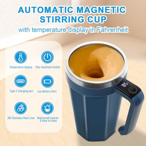 Self Stirring Mug with Temperature Display