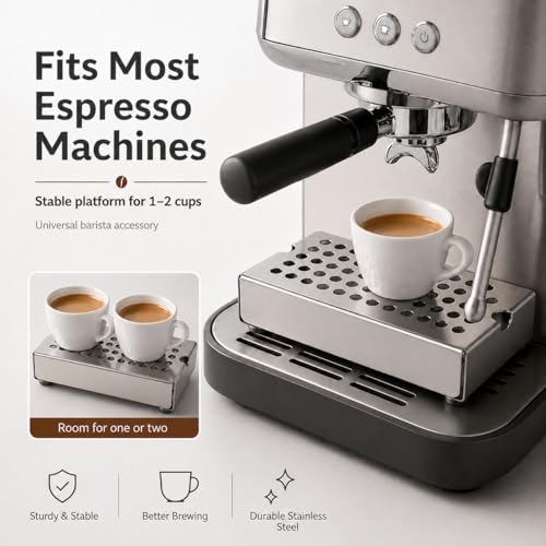 Anti Splash Espresso Cup Riser Stand for Espresso Machines