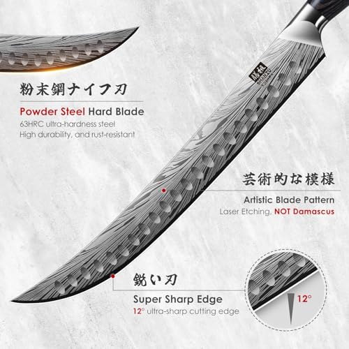 Butcher Knife in High Carbon Powder Steel