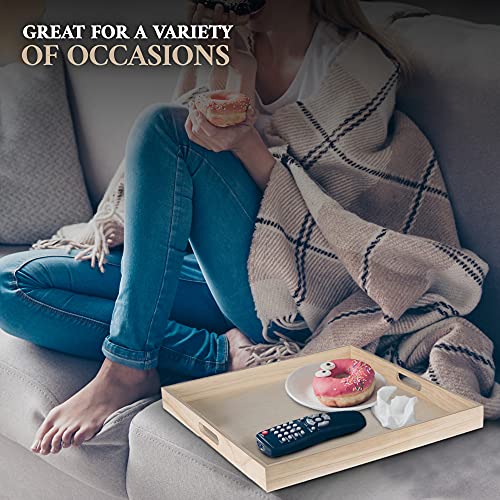 Wooden Square Trays (5 Count)